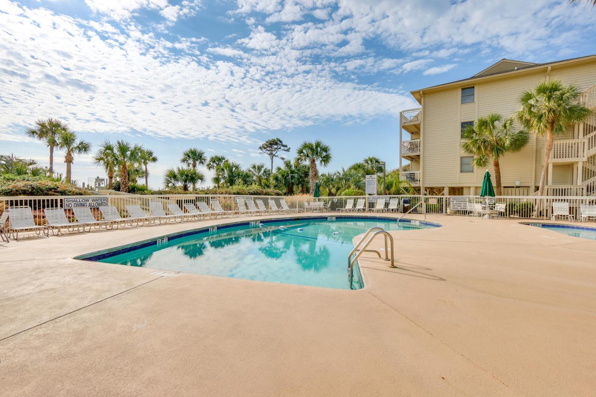 Breakers Oceanfront Getaway With Amazing View And Pool Villa Hilton Head Island Exterior foto