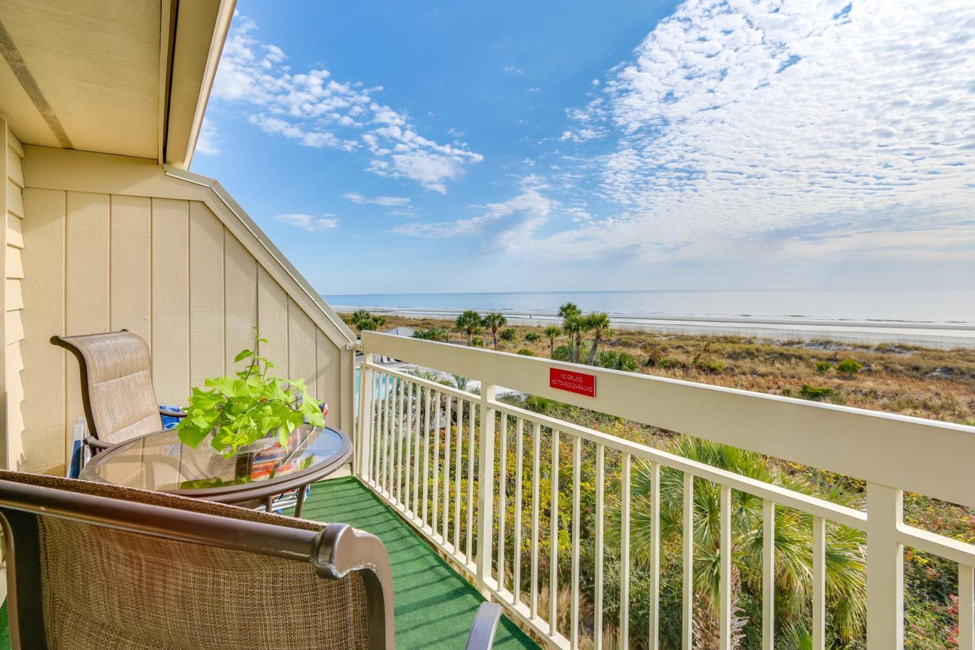 Breakers Oceanfront Getaway With Amazing View And Pool Villa Hilton Head Island Exterior foto